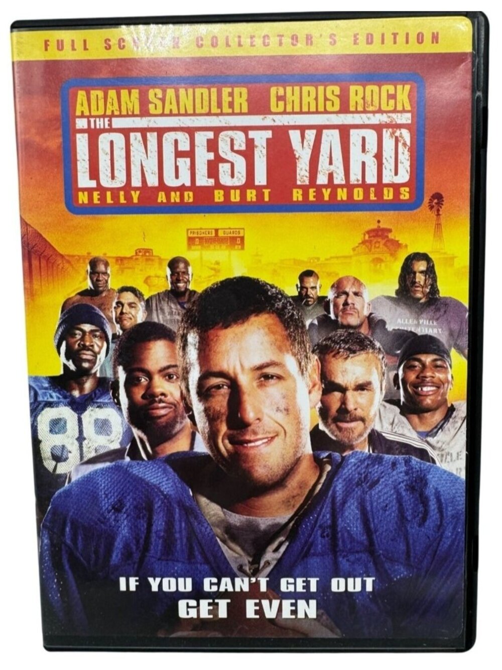 longest yard DVD Adam Sandler Chris Rock rated PG 13 Columbia pictures READ